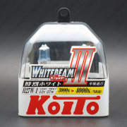  12V H27 27W (55W) 4000K WHITEBEAM III (-) P0728W Koito