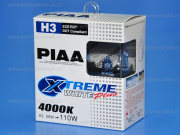  12V H3 55W (110W) 4000K XTREAM WHITE PLUS (-) HE-305 PIAA