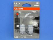   12V W21W LEDriving SL RED 7706R (-, ) Osram