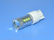   12V W21/5W WHITE 16CREE D-LUMINA