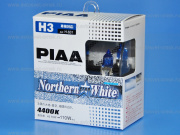  12V H3 55W (110W) 4400K NORTHERN WHITE (-) H-631 PIAA