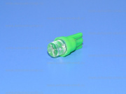   12V T10 GREEN 1LED 