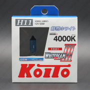 ��������� 12V H11 55W (100W) 4000K WHITEBEAM III (�-�) P0750W Koito