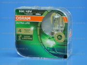  12V H4 60/55W ULTRA LIFE (-) 64193ULT2 EUR Osram