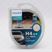 ��������� 12V H4 60/55W+150% X-TREME VISION PRO (�-�) 12342XVPS2 Philips