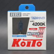  12V HB3 65W (120W) 4200K WHITEBEAM III (-) P0756W Koito