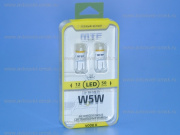 ��������� ������������ 12V T10 WHITE 4000K MATTE 1SMD W5W40PT MTF