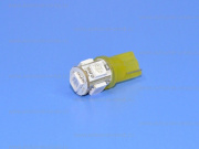 ��������� ������������ 12V T10 YELLOW 5SMD 5050 UU