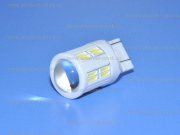   12V W21/5W WHITE 28SMD 7020 Ceramic UU