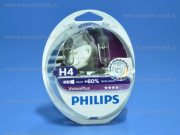 12V H4 60/55W+60% VISION PLUS (-) 12342VPS2 Philips