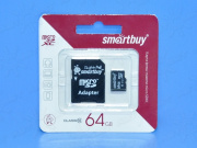   MicroSDXC 64GB 10class   SmartBuy