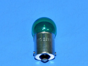  24V R12W BA15s GREEN 3643G Koito