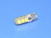   12V T10 WHITE 6SMD 5050 Crystal HP 