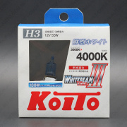  12V H3 55W (100W) 4000K WHITEBEAM III (-) P0752W Koito