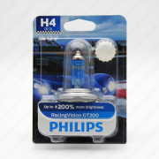  12V H4 60/55W+200% RACING VISION GT () 12342RGT Philips