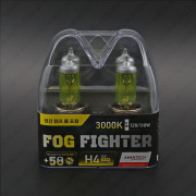  12V H4 60/55W (120/110W) 3000K FOG FIGHTER (-) AB3004 Avantech