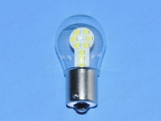   12V P21W WHITE 18SMD 3030 