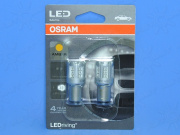   12V P21W BAU15s LED AMBER 7457YE (-, ) Osram