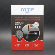    12-60V 27W 9SMD Round 3500Lm PL27K6R MTF