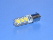   12V Ba9s WHITE 6SMD 5050 Crystal HP UU