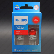   12V W21/5W Red Ultinon Pro6000 (-) 11066RU60X2 Philips