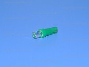 ��������� ������������ 12V T5 GREEN 1LED UU
