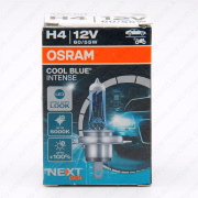  12V H4 60/55W+100% 5000K COOL BLUE INTENSE NEXT 64193CBN Osram