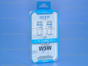 ��������� ������������ 12V T10 WHITE 5000K MATTE 1SMD W5W50PT MTF