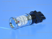   12V P27/7W RED 48SMD 3014 Glass UU