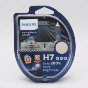 ��������� 12V H7 55W+200% RACING VISION GT (�-�) 12972RGTS2 Philips