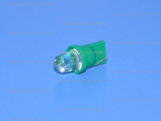   24V T10 GREEN 1LED-L UU