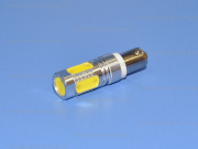   12V BA9 7.5W WHITE MEGA-P 5SMD CRL