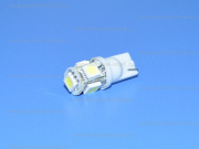   12V T10 WHITE 5SMD 5050 