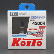  12V H1 55W (100W) 4200K WHITEBEAM III (-) P0751W Koito