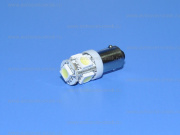   12V Ba9s WHITE 5SMD 5050 