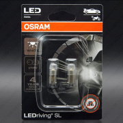   12V BA9s LEDriving SL WHITE 3893DWP (-, ) Osram