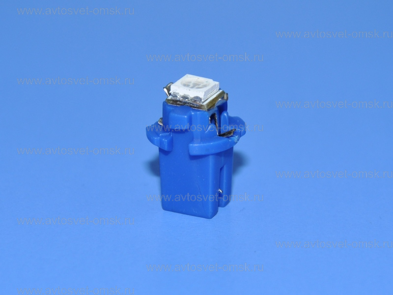 ��������� ������������ 12V �� T5 B8.3D BLUE 1SMD 5050 ���