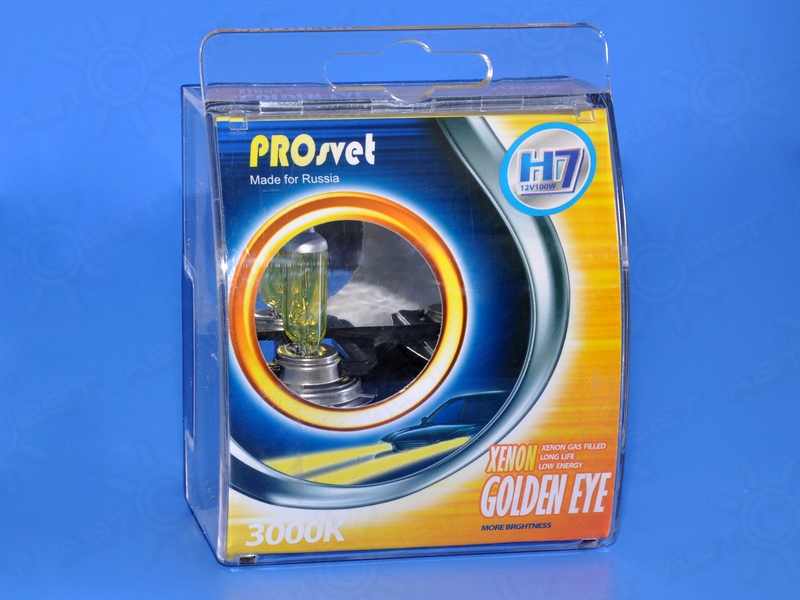 ��������� 12V H7 100W Yellow ProSvet