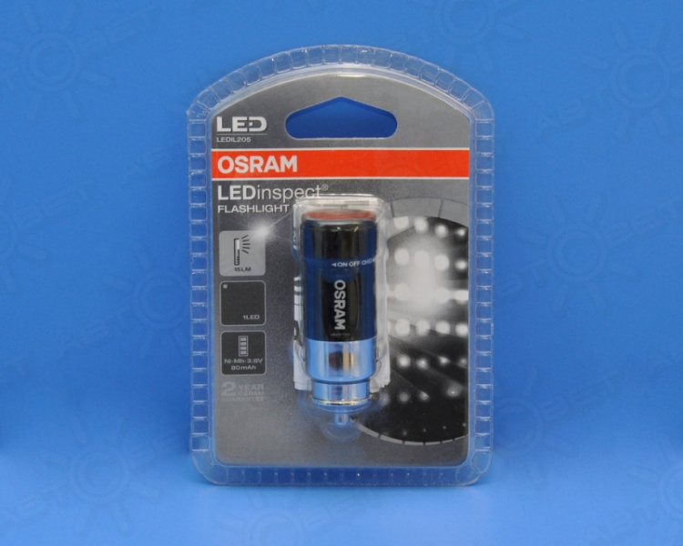  LEDINSPECT FLASHLIGHT IL205 BLACK Osram