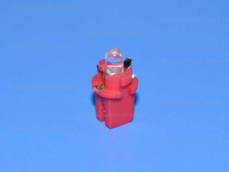 ��������� ������������ 12V �� T5 B8.3D RED 1LED-L ���