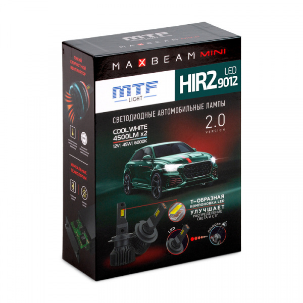 ��������� ������������ 12V HIR2 MaxBeam Mini 6000K MMH2K6 MTF