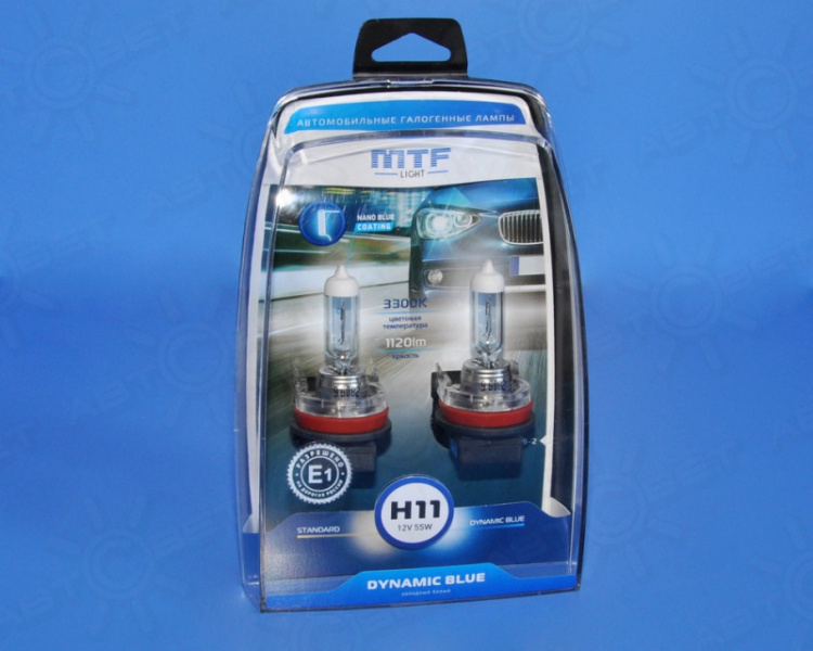 ��������� 12V H11 55W 3300K DYNAMIC BLUE (�-�) HDB1211 MTF
