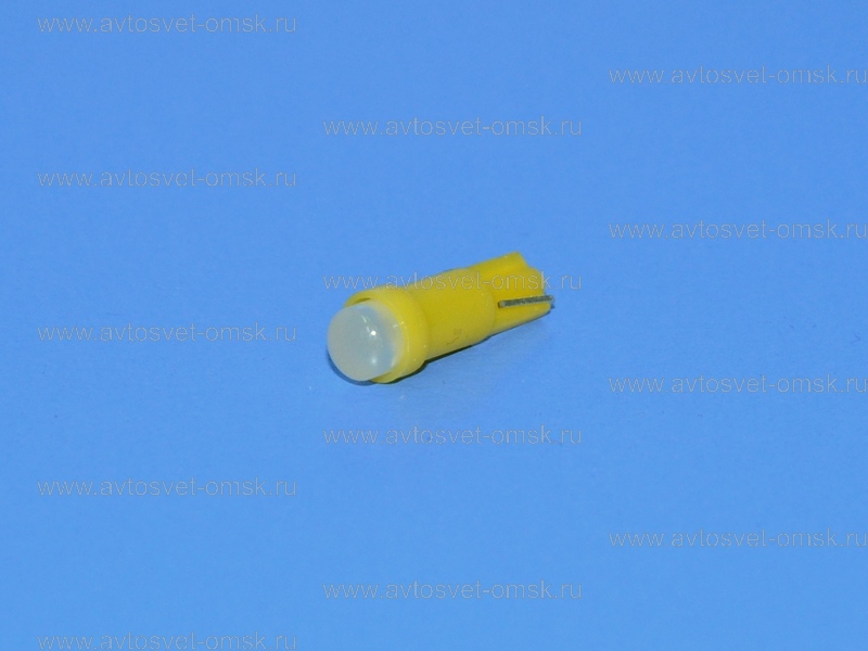 ��������� ������������ 12V T5 YELLOW 1COB UU