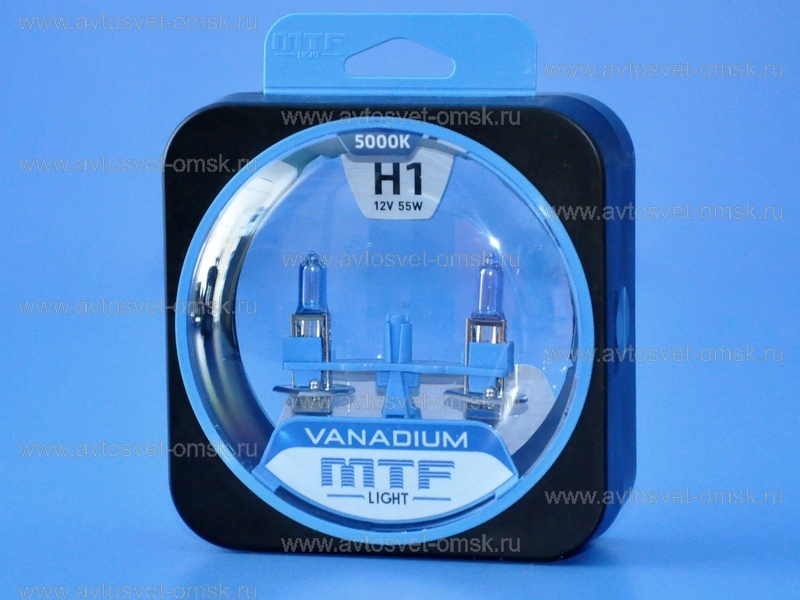 ��������� 12V H1 55W 5000K VANADIUM (�-�) HVN1201 MTF