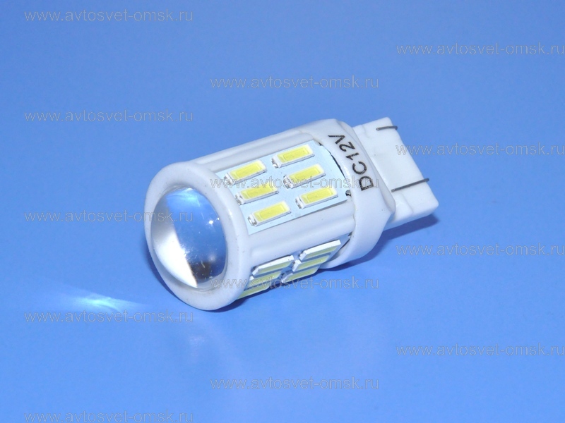 ��������� ������������ 12V W21/5W WHITE 27SMD 7020 Ceramic UU