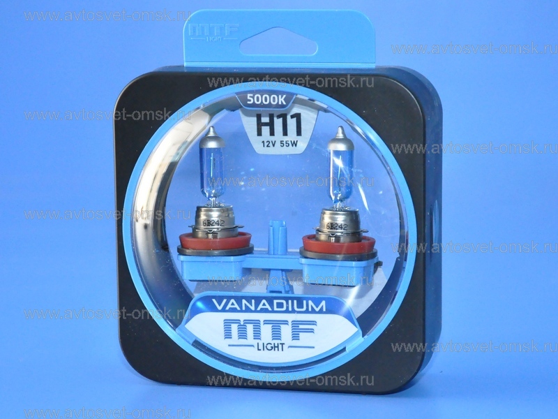 ��������� 12V H11 55W 5000K VANADIUM (�-�) HVN1211 MTF