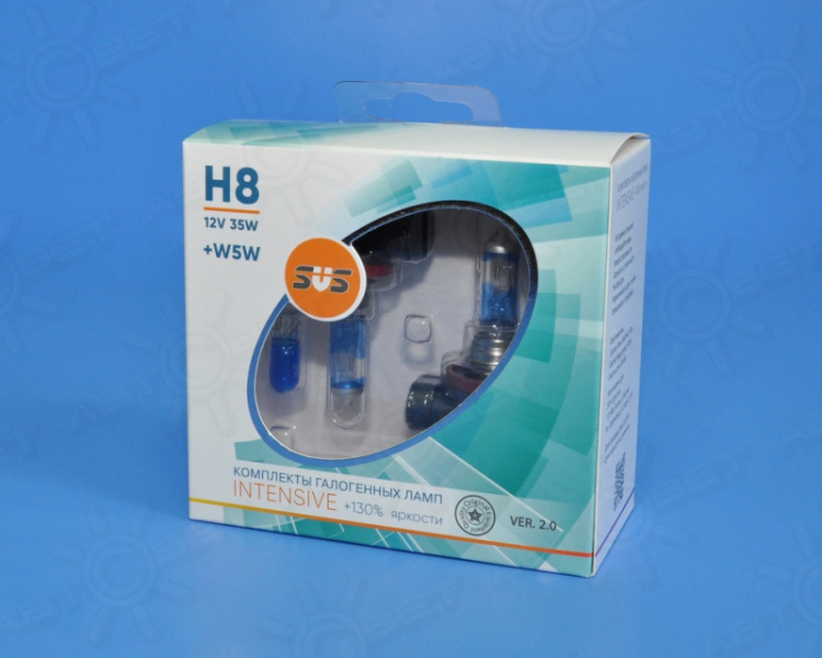 ��������� 12V H8 35W+130% Intensive 3800K (2+2 �-�) SVS