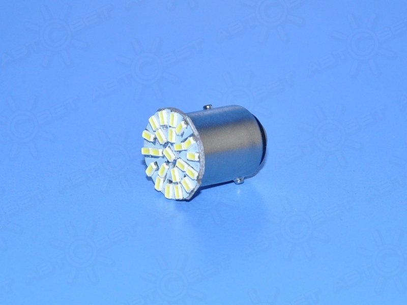 ��������� ������������ 12V P21/5W WHITE 22SMD 3014 UU