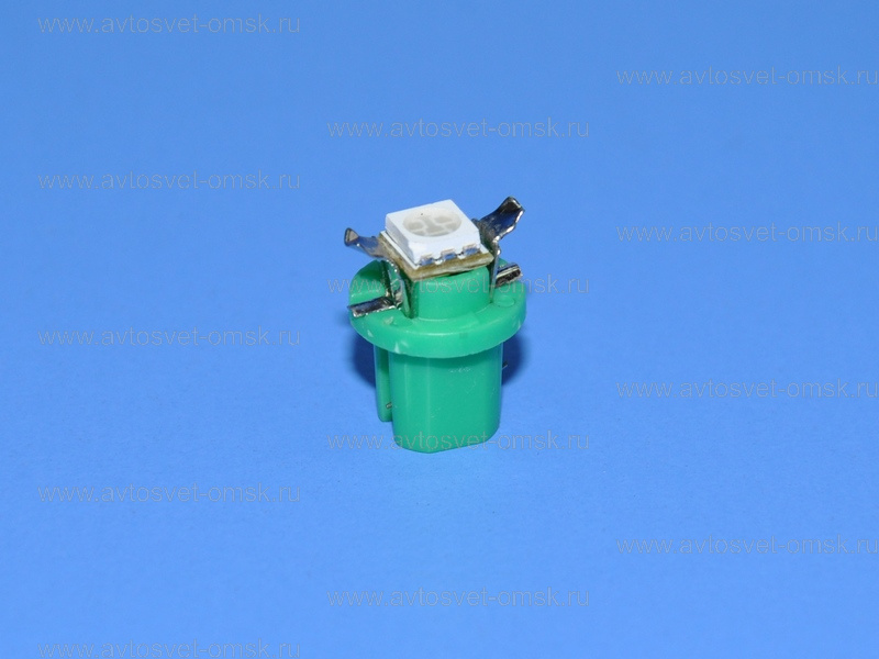 ��������� ������������ 12V �� B8.5 GREEN 1SMD 5050 ���