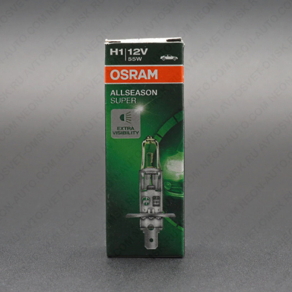��������� 12V H1 55W+30% ALLSEASON SUPER 64150ALS Osram